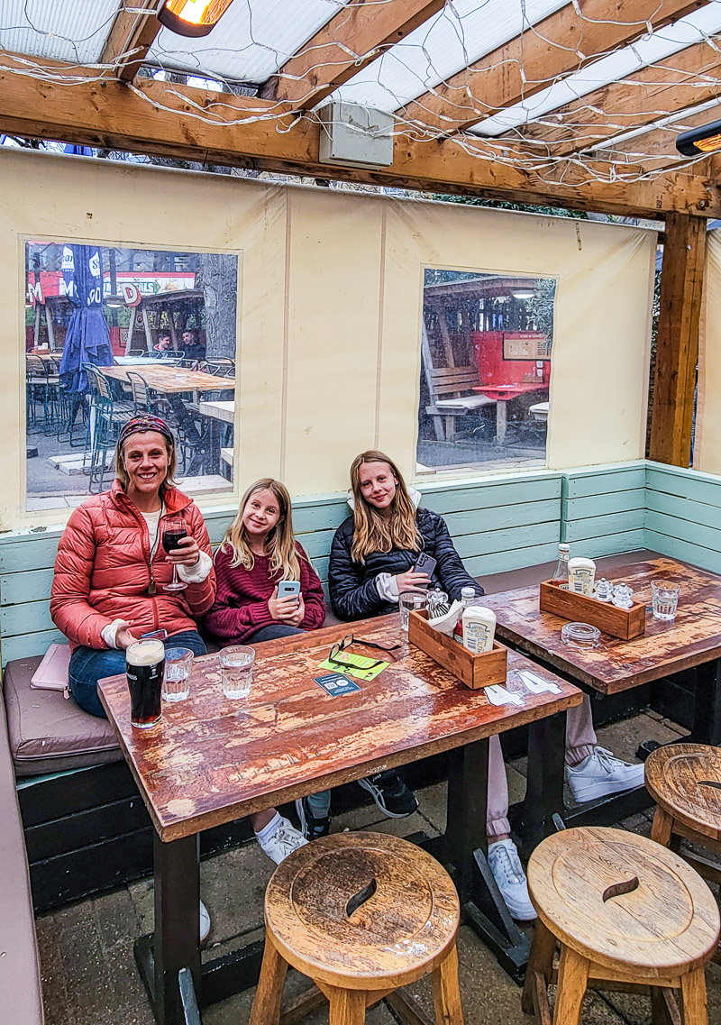 Lunch at the Edinboro Castle Pub in Camden