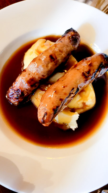 bangers and mash