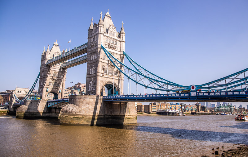 Tower Bridge over the river thames