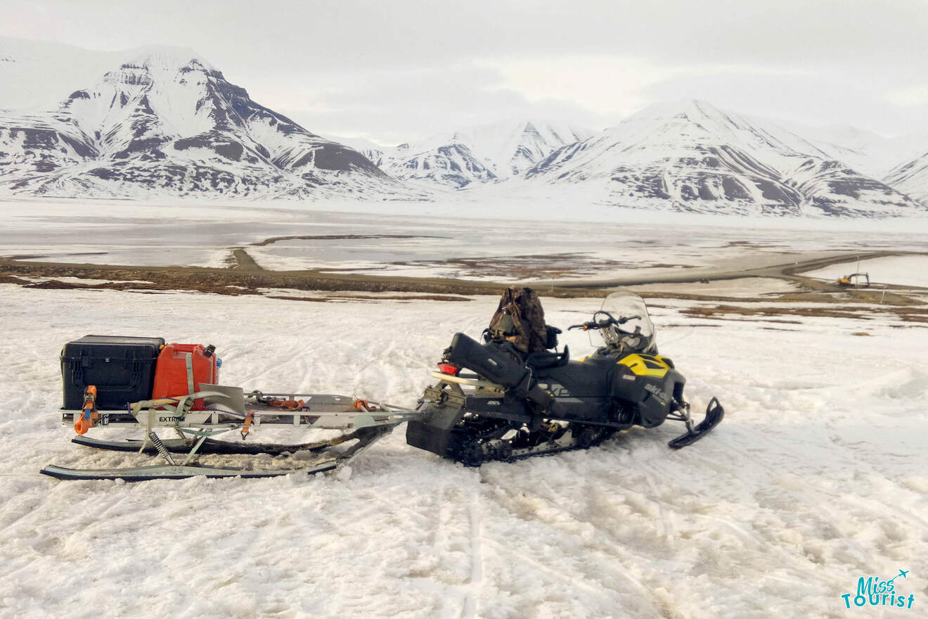 2 Go on a snowmobiling adventure