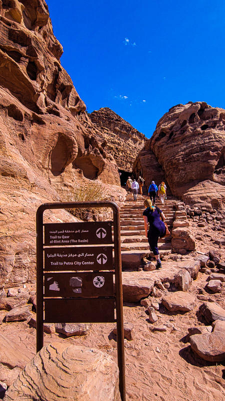 the 1000 steps petra