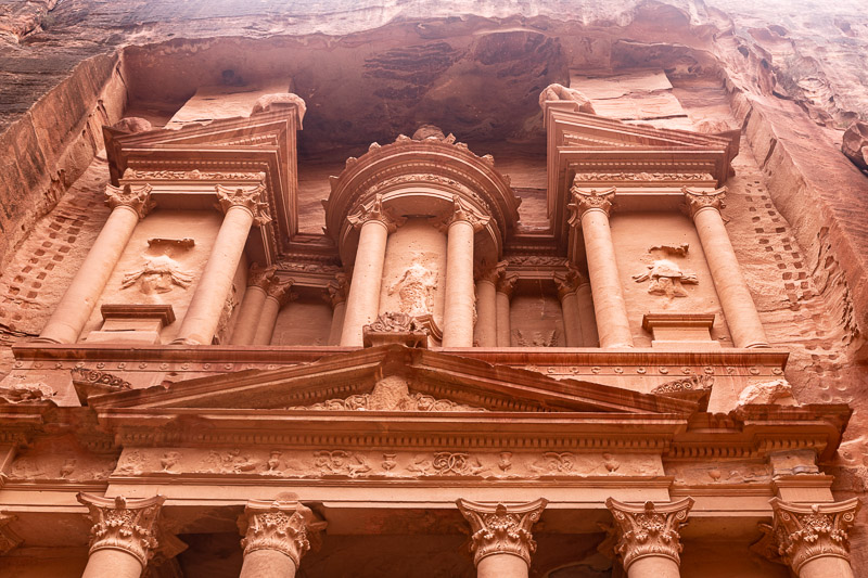 facade of the treasury