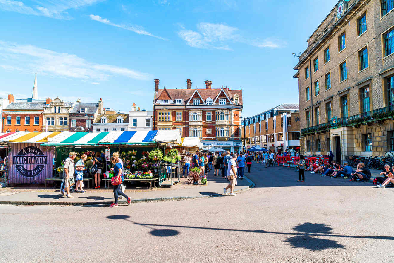 6. Market Square What to do in Cambridge for a day