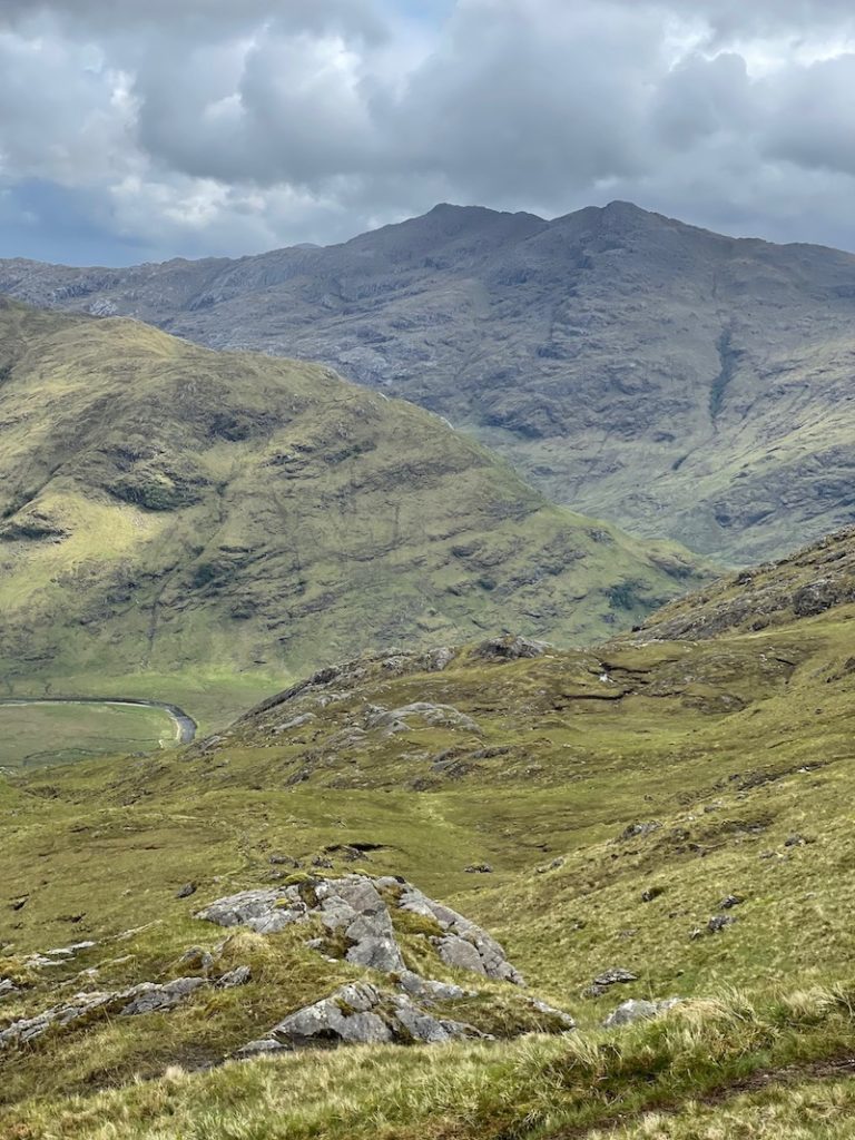 the hiking trail into Knoydart in Glenfinnan in the the Scottish Highlands