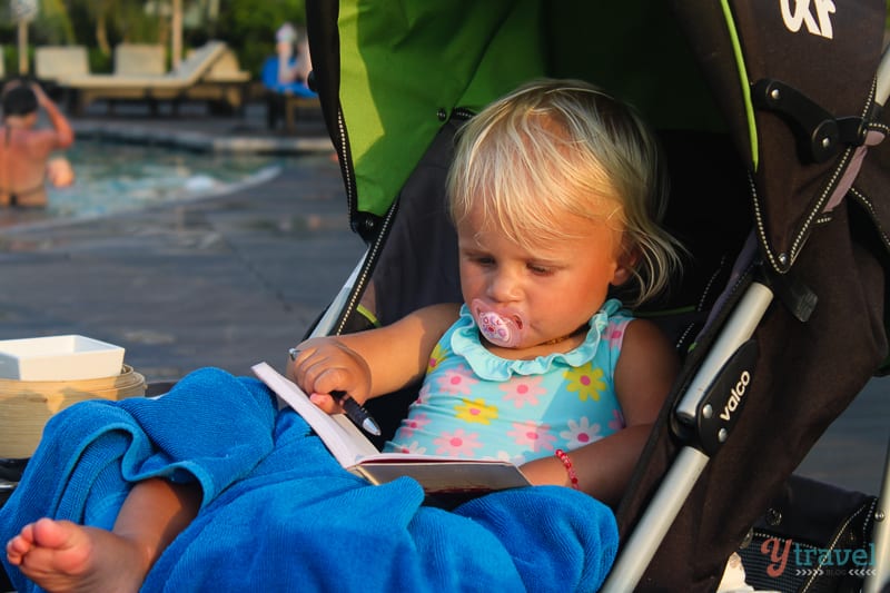 travel with baby in a pram