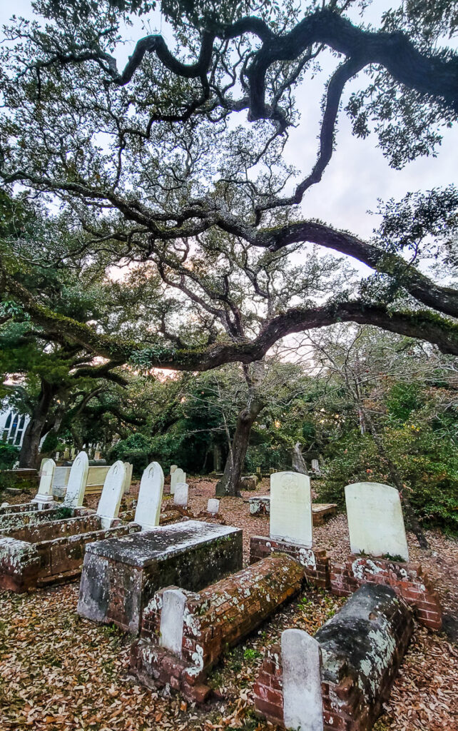 A cemetary