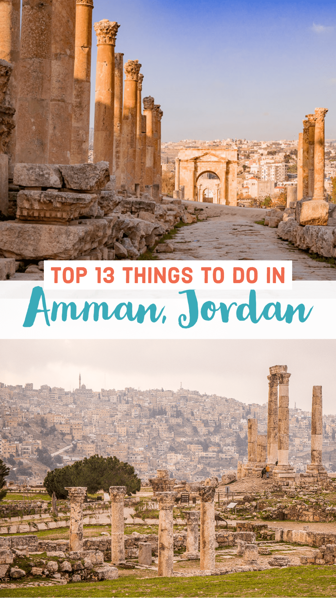 pin image promoting amman jordan