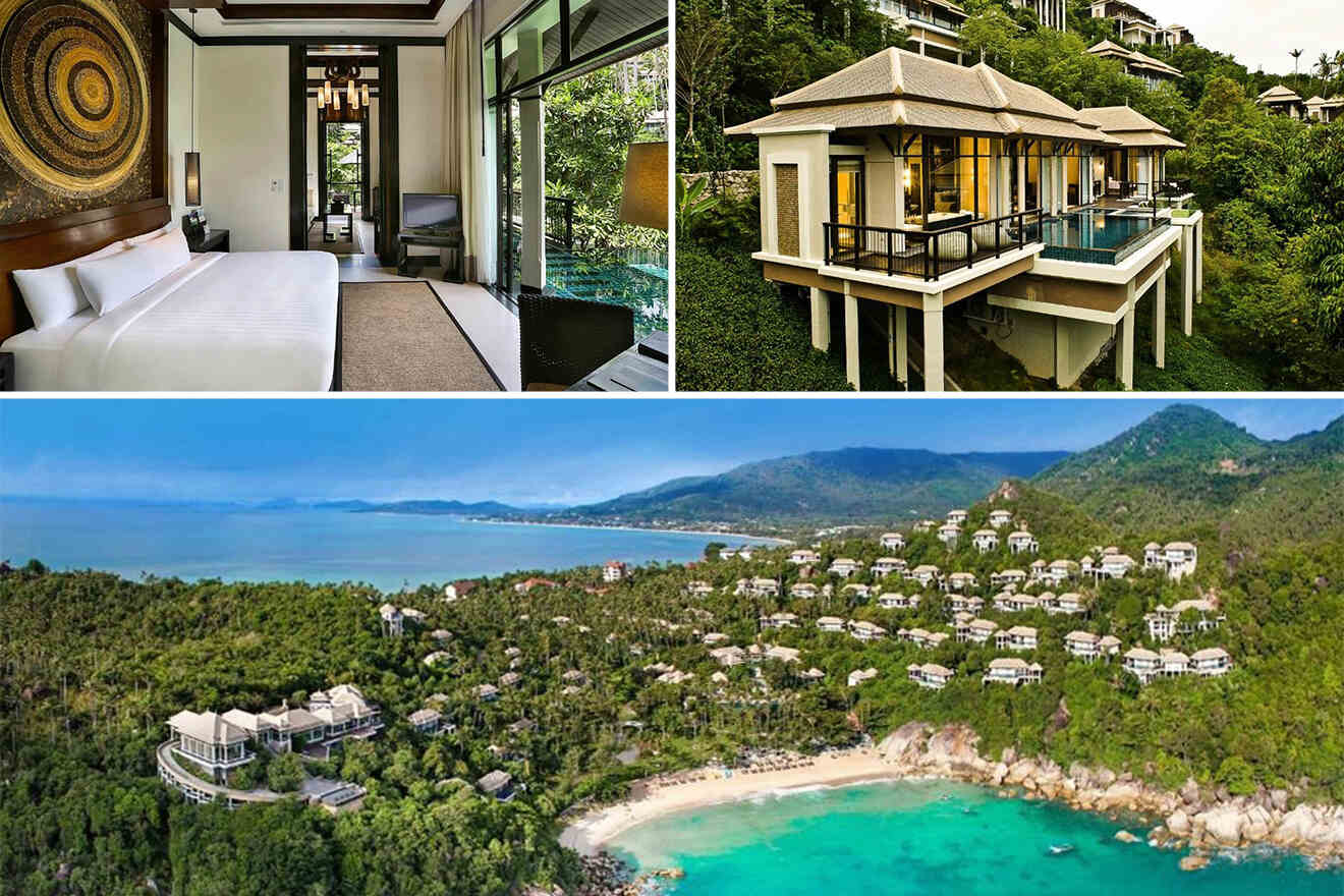 4 Banyan Tree Samui beachfront resort with a spa center