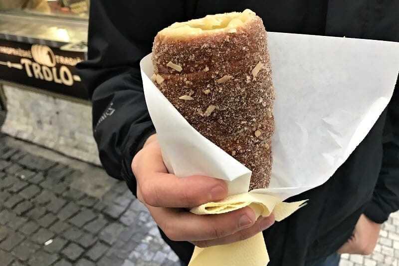 Trdelnik, Christmas markets in Prague