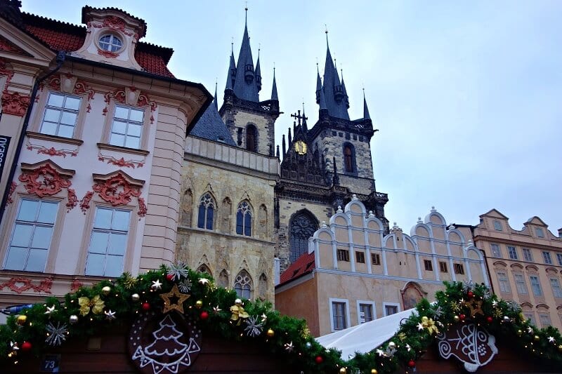  Sun going down in Old Town Square, Prague