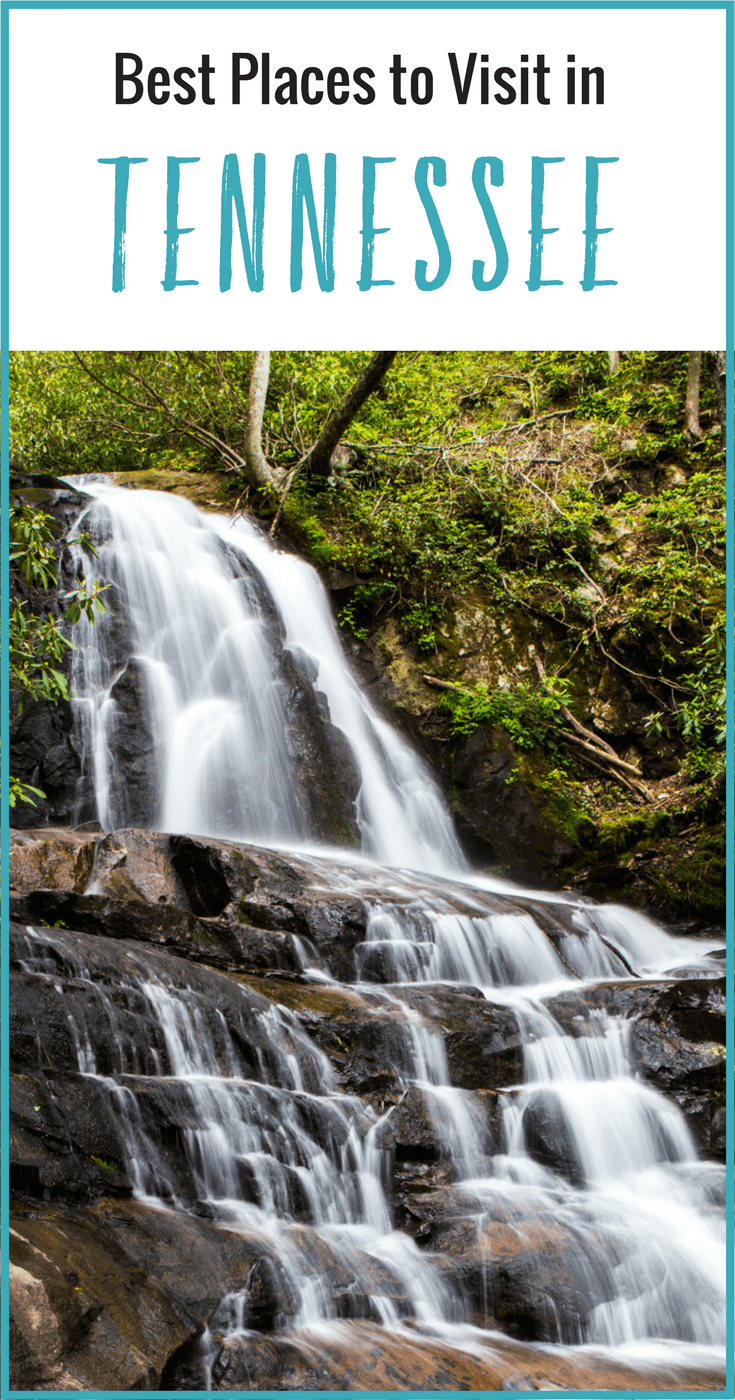 A waterfall with trees in the background