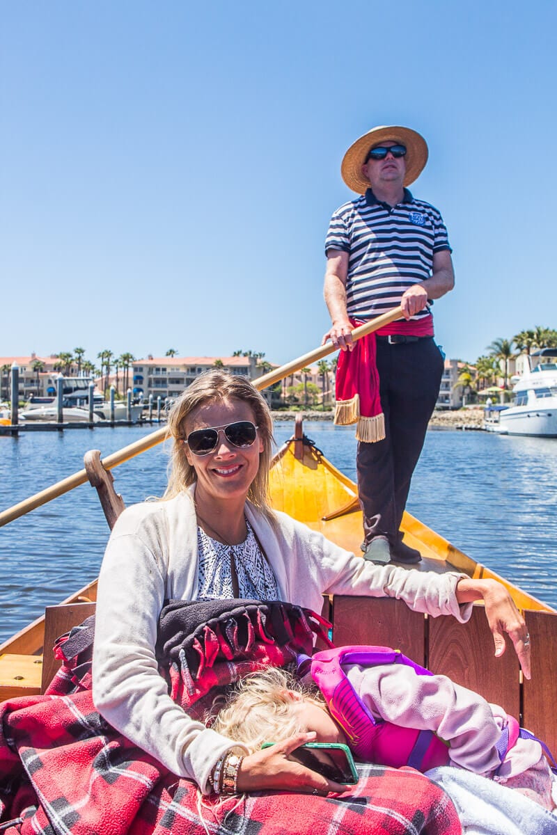 Enjoy a gondola ride in Ventura, California