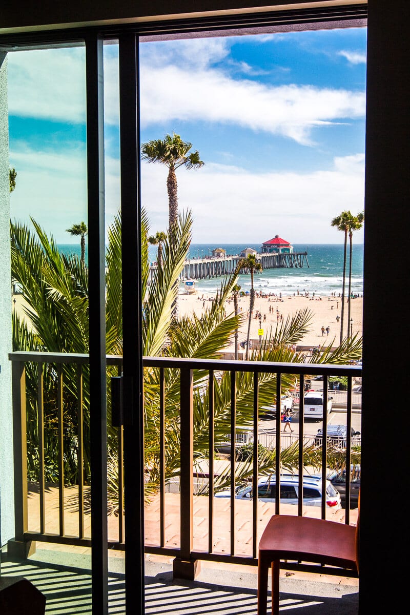 View of Huntington Beach from the Kimpton Shorebreak Resort, Huntington Beach