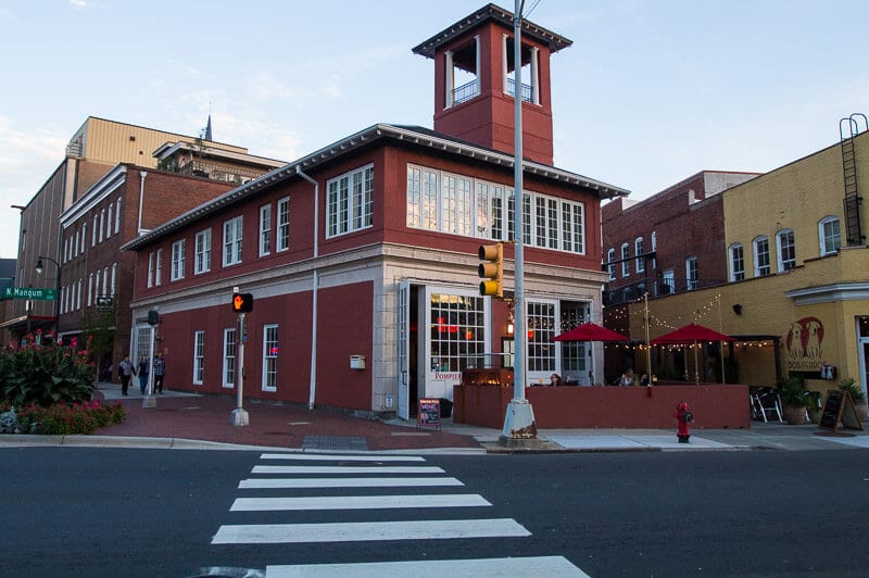 Pompieri Pizza in downtown Durham North Carolina