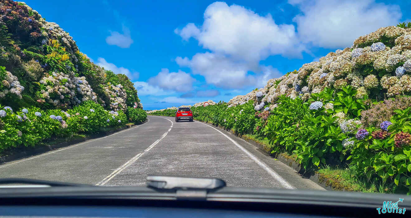 renting a car in Azores