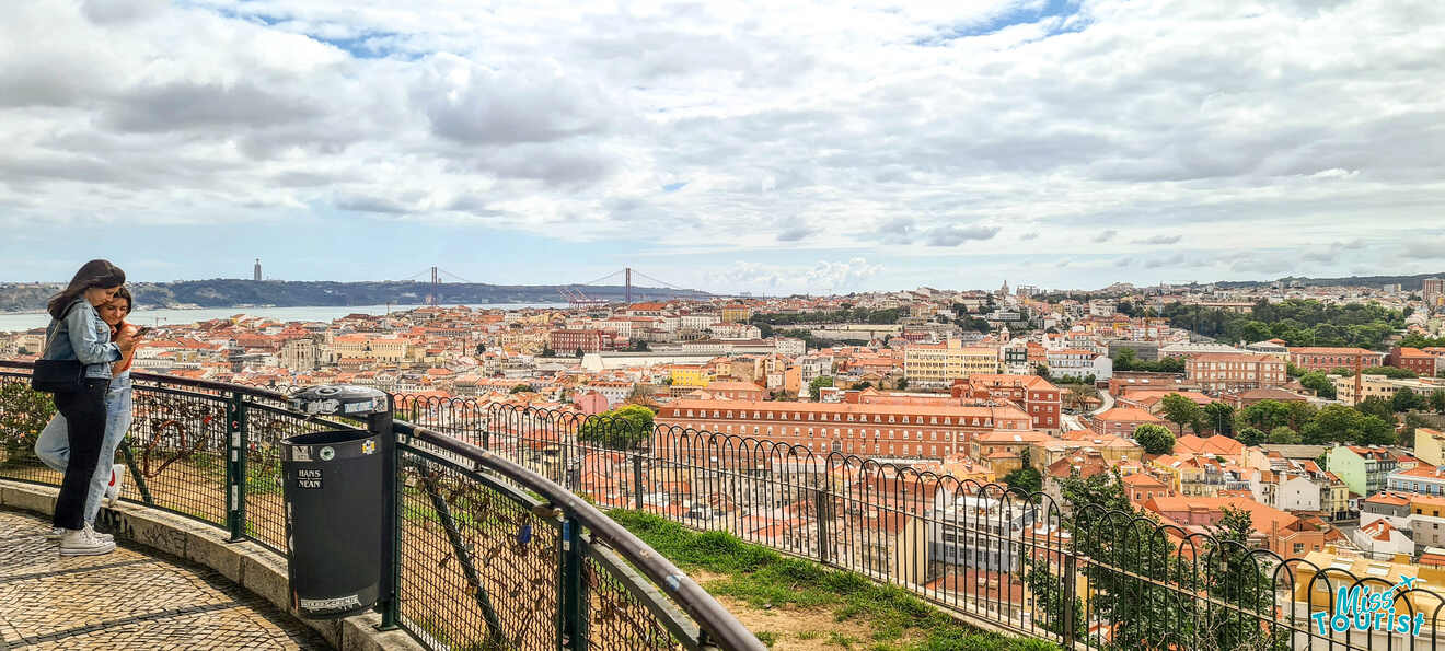 lookout place in Lisbon