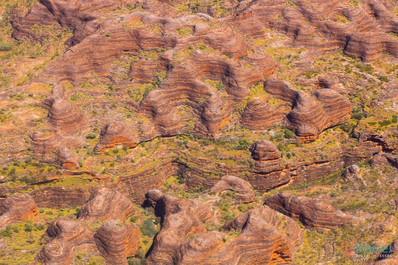 aerial view of the Bungle Bungles, 