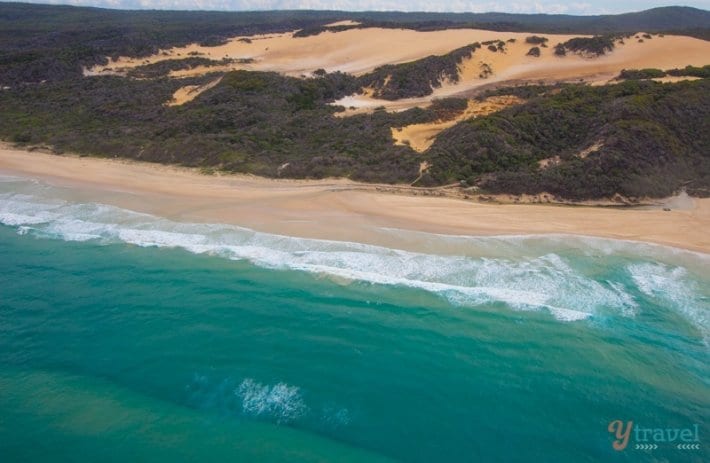 overview of a beach