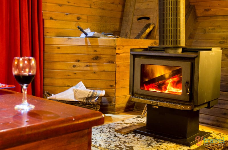 fireplace in a living room