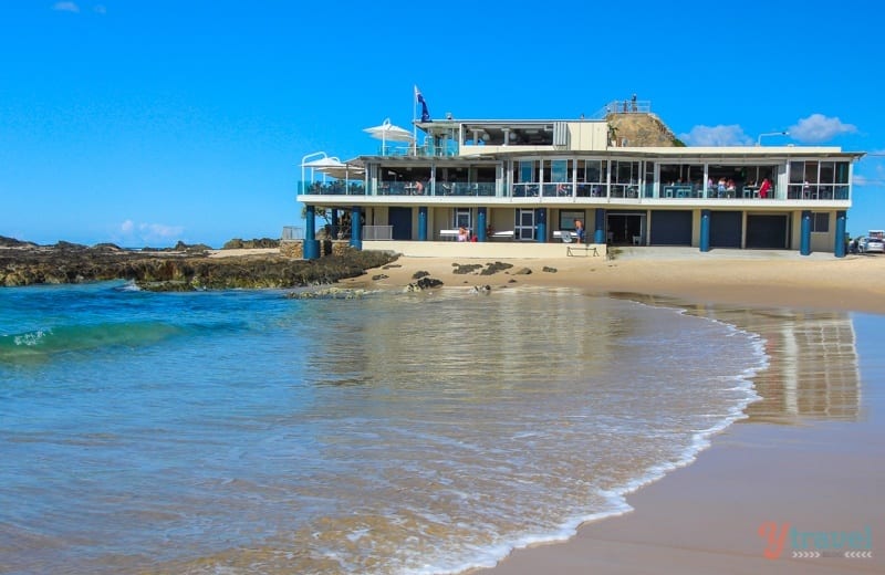 Currumbin surf club on the  Beach