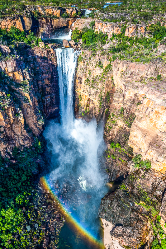 Views of Jim Jim Falls from a Kakadu Scenic Flight