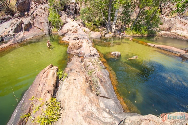 rocks in a body of water