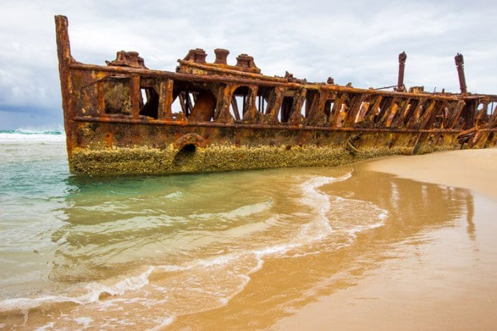 Moheno Shipwreck - things to do on Fraser Island in Australia