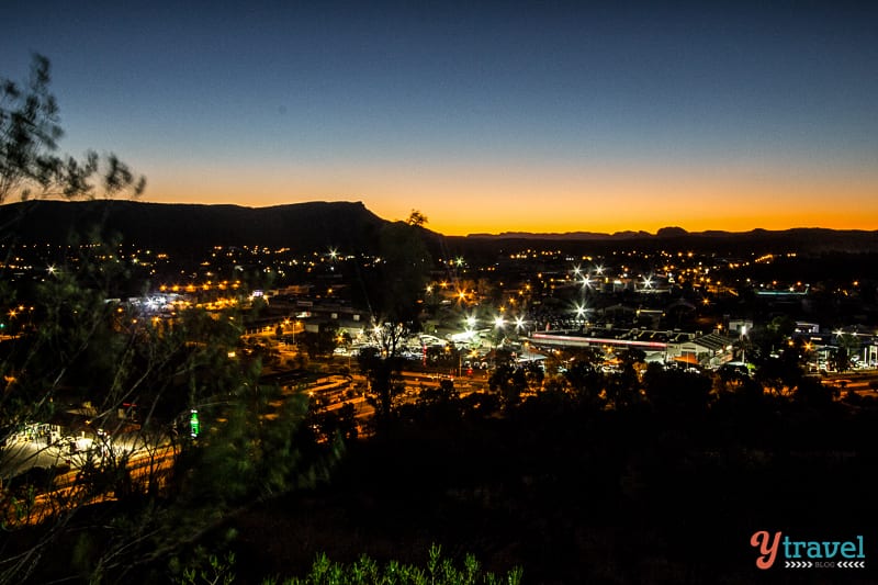 Sunset at Alice Springs, Northern Territory, Australia