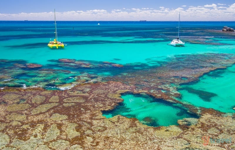 boats in the ocean