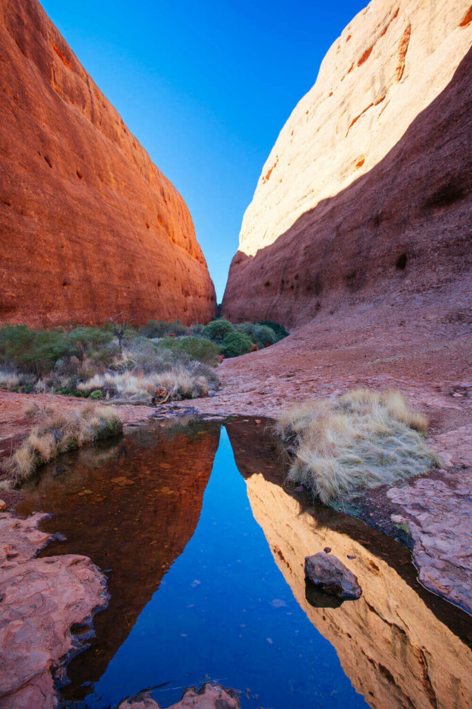 pool of water in walpa gorge