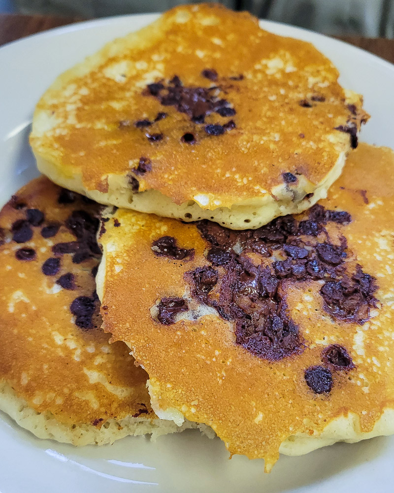 Pancakes on a plate