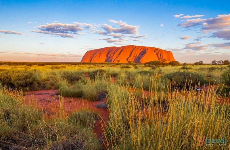 Sunset at Uluru