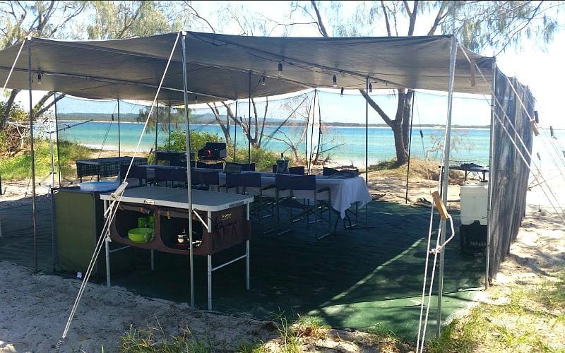 Camping at Inskip Point