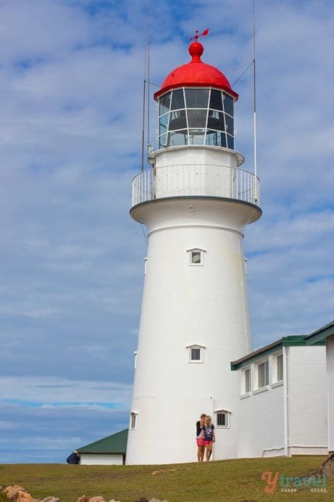 Busted Head Lighthouse in the Town of 1770, Queensland, Australia