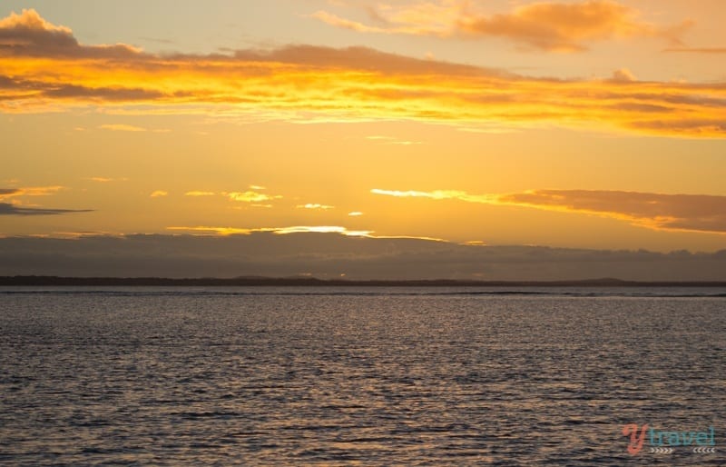 Sunset at the Town of 1770, Queensland