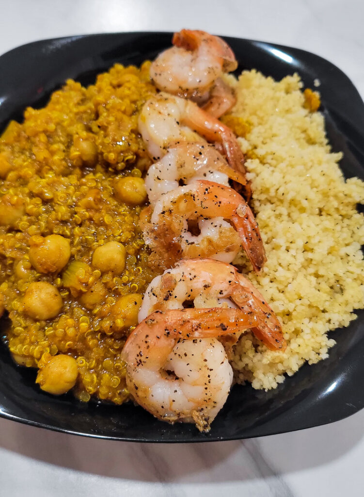 Shrimp & chickpea curry