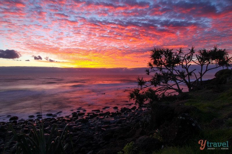 Sunrise at Burleigh Heads, Queensland, Australia