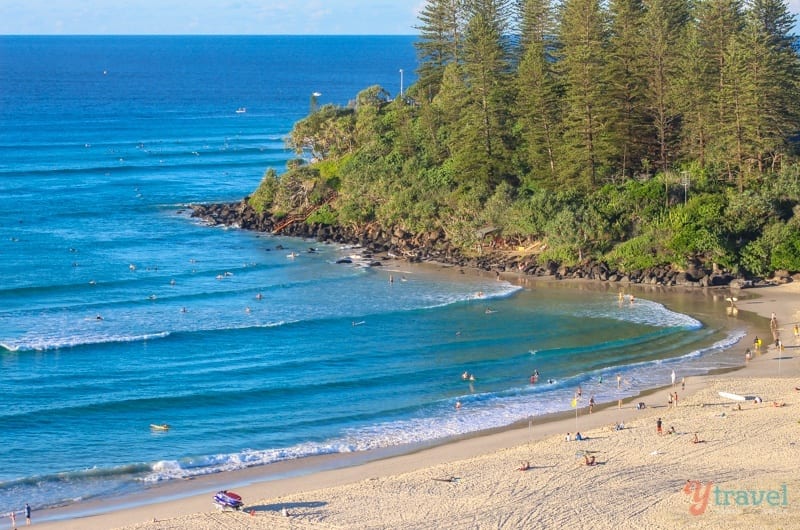 sweeping curve of Greenmount Beach - 