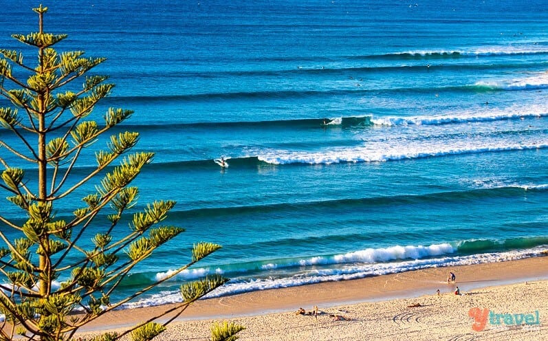 waves at Coolangatta beach