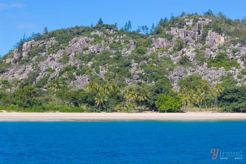 mountain next to the ocean