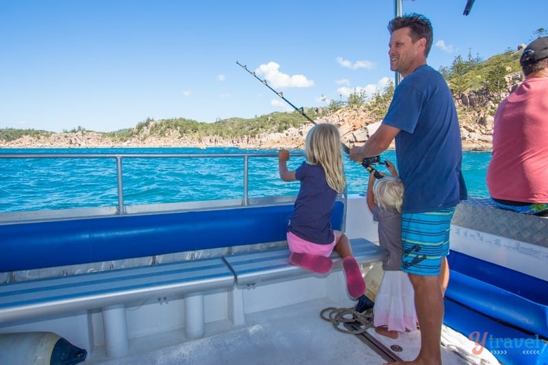 people fishing on a boat