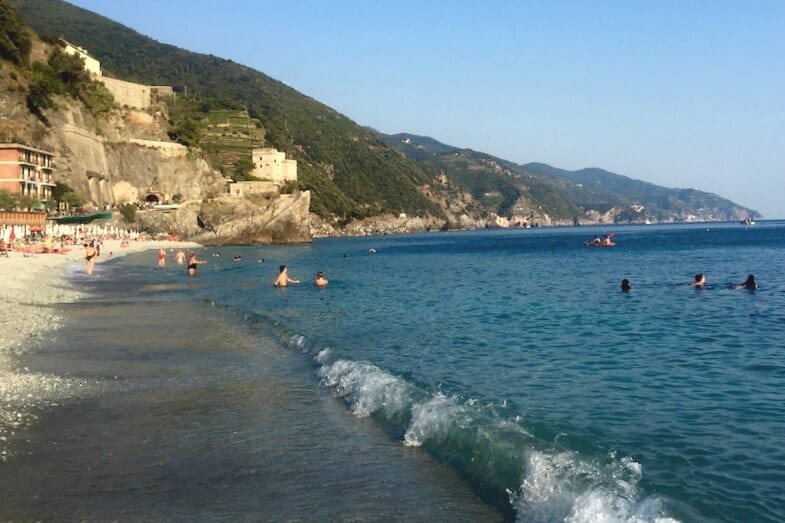 people swimming at Monterossa Beach - 