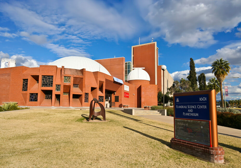 domed bulding of the flandrau science center