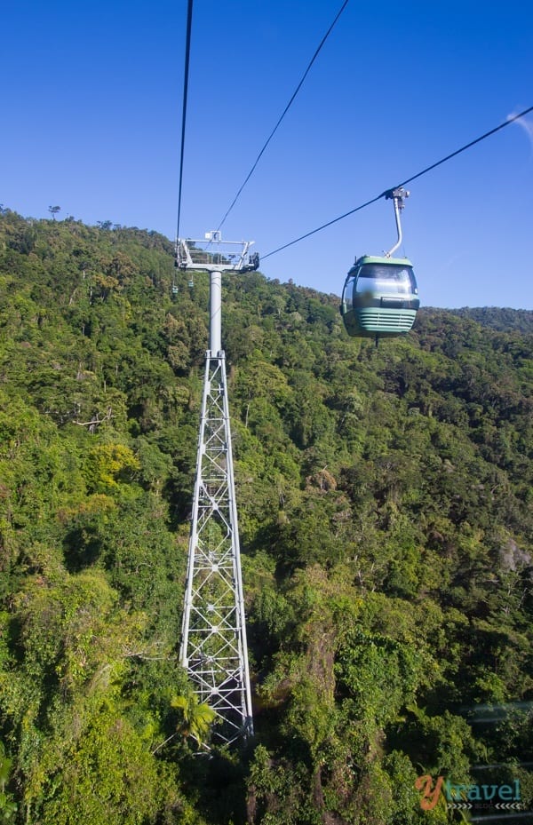 gondolas over the mountains