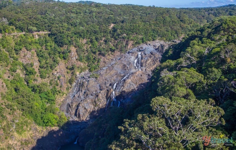 waterfall running down Baron Falls Gorge - 