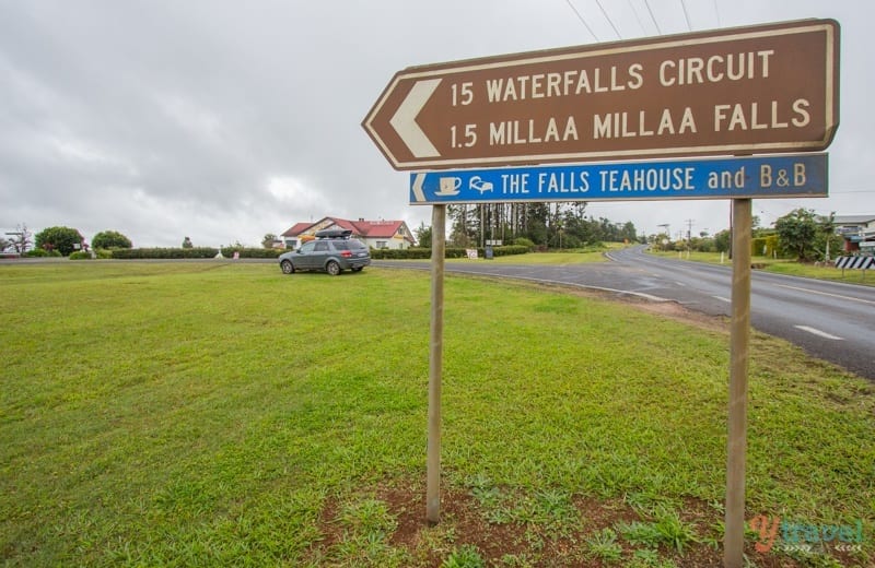 sign showing Waterfall Circuit 