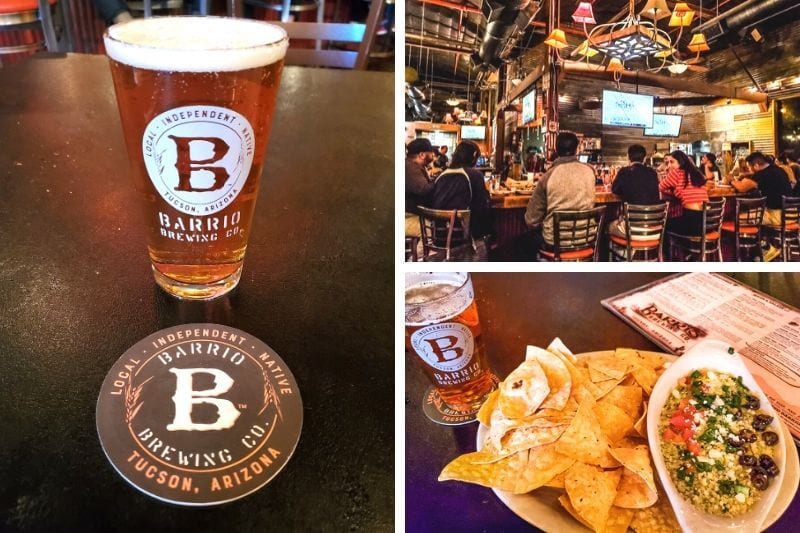 pint of beer and nachos on thetable