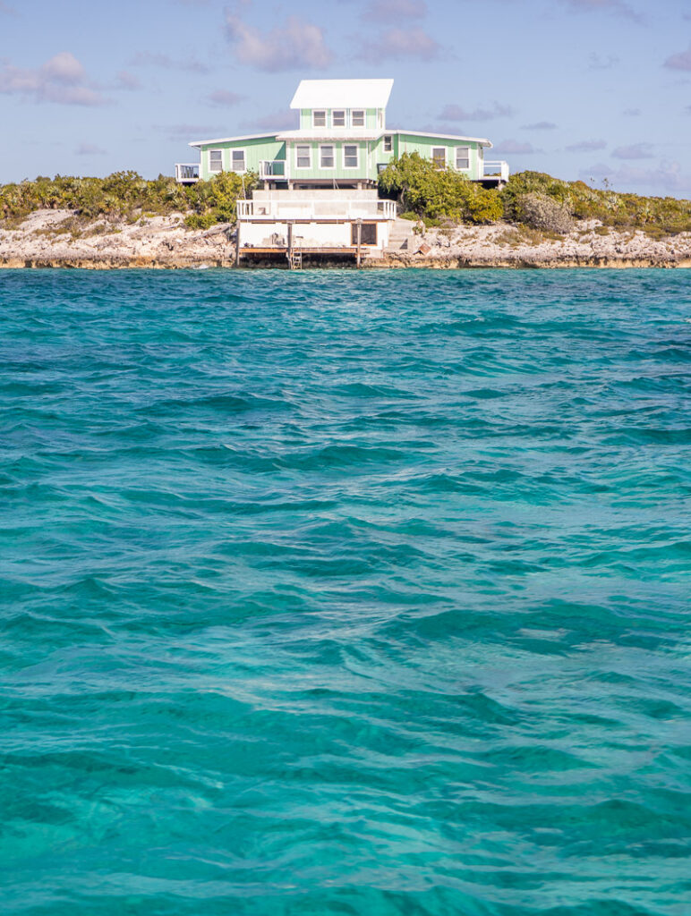 Deserted house on the beach