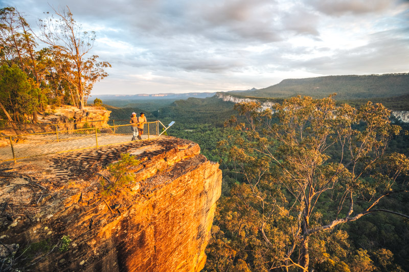 Taking in the views from Boolimba Bluff lookout