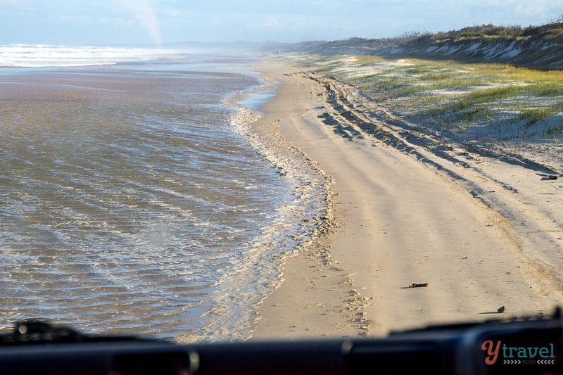 view of the beach